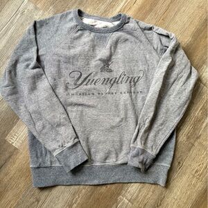 Yuengling Beer Sweatshirt Pullover Crewneck Gray Comfy Size L XL Unisex